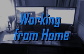 A photo of a desk overlaid with the text 